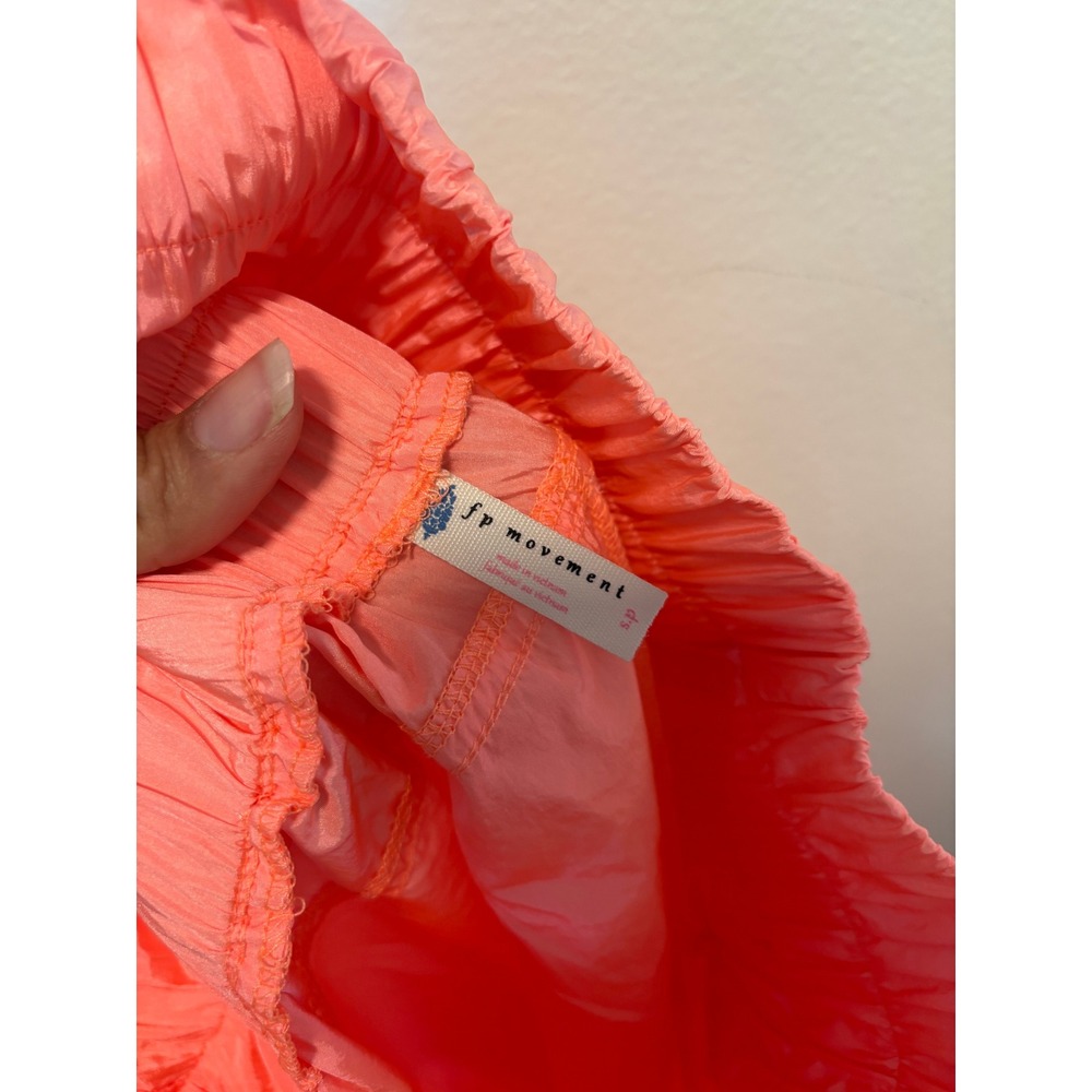 NWT FP Movement Way Home Joggers Neon Papyana Punch Pink High Rise Pants Small - Picture 6 of 7